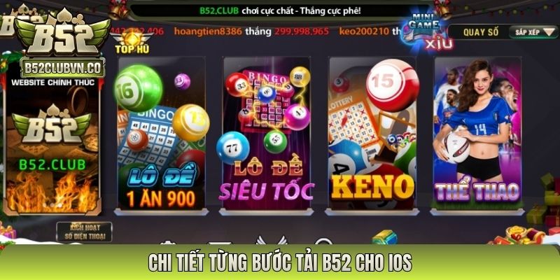 Chi tiết từng bước tải B52 cho IOS
